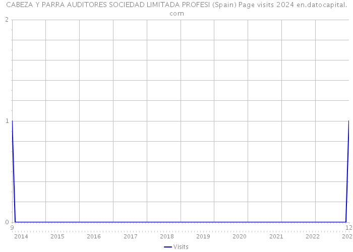 CABEZA Y PARRA AUDITORES SOCIEDAD LIMITADA PROFESI (Spain) Page visits 2024 