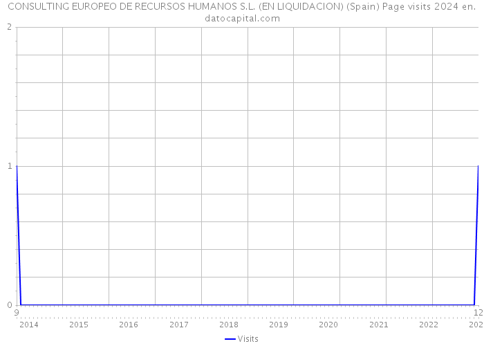 CONSULTING EUROPEO DE RECURSOS HUMANOS S.L. (EN LIQUIDACION) (Spain) Page visits 2024 