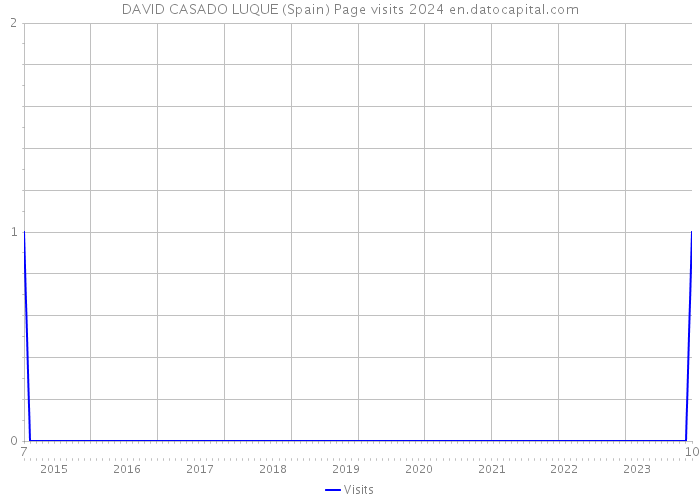 DAVID CASADO LUQUE (Spain) Page visits 2024 