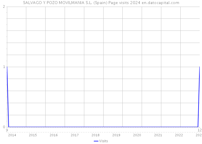 SALVAGO Y POZO MOVILMANIA S.L. (Spain) Page visits 2024 