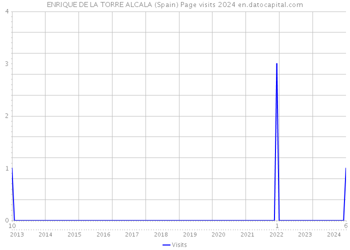 ENRIQUE DE LA TORRE ALCALA (Spain) Page visits 2024 