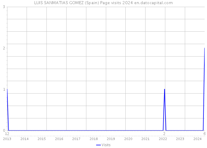 LUIS SANMATIAS GOMEZ (Spain) Page visits 2024 