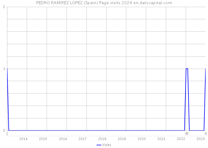 PEDRO RAMIREZ LOPEZ (Spain) Page visits 2024 