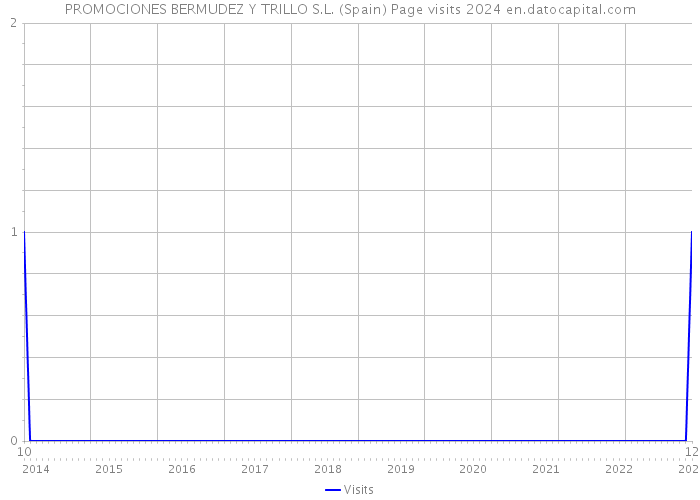 PROMOCIONES BERMUDEZ Y TRILLO S.L. (Spain) Page visits 2024 