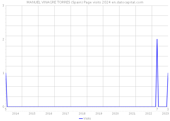 MANUEL VINAGRE TORRES (Spain) Page visits 2024 