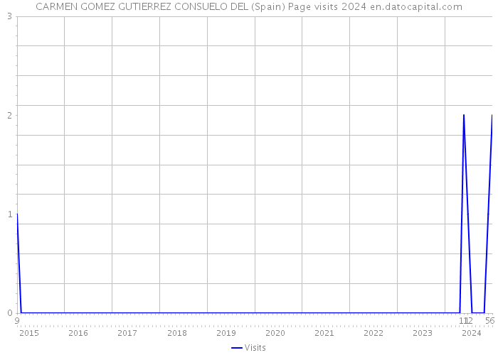 CARMEN GOMEZ GUTIERREZ CONSUELO DEL (Spain) Page visits 2024 