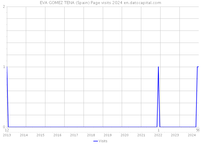 EVA GOMEZ TENA (Spain) Page visits 2024 