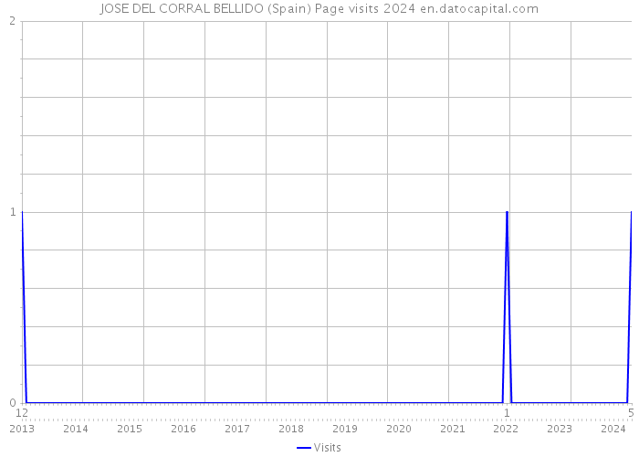 JOSE DEL CORRAL BELLIDO (Spain) Page visits 2024 