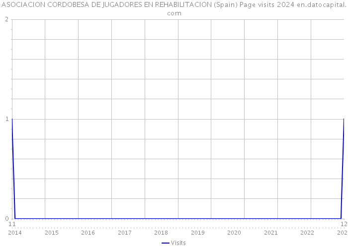 ASOCIACION CORDOBESA DE JUGADORES EN REHABILITACION (Spain) Page visits 2024 