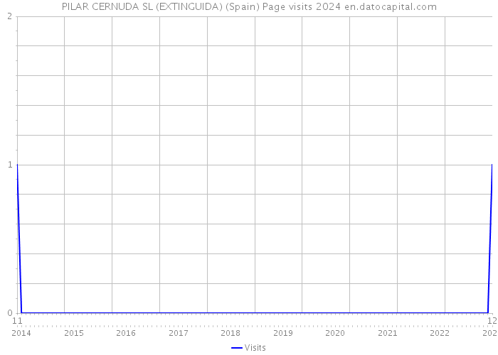 PILAR CERNUDA SL (EXTINGUIDA) (Spain) Page visits 2024 