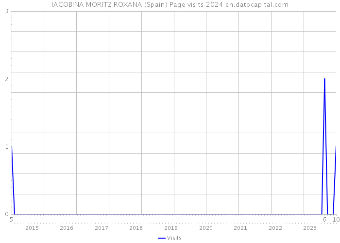 IACOBINA MORITZ ROXANA (Spain) Page visits 2024 