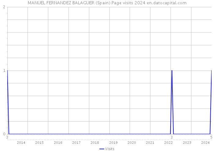 MANUEL FERNANDEZ BALAGUER (Spain) Page visits 2024 