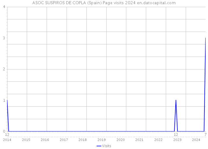 ASOC SUSPIROS DE COPLA (Spain) Page visits 2024 