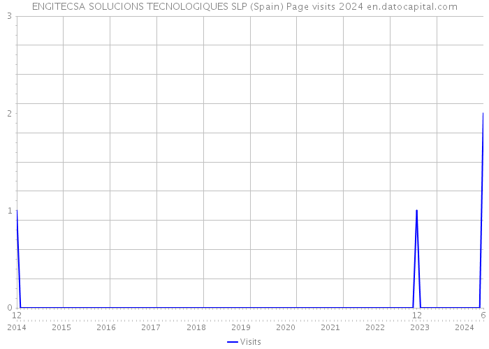 ENGITECSA SOLUCIONS TECNOLOGIQUES SLP (Spain) Page visits 2024 