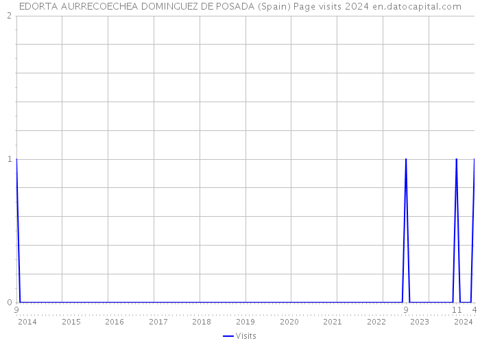 EDORTA AURRECOECHEA DOMINGUEZ DE POSADA (Spain) Page visits 2024 