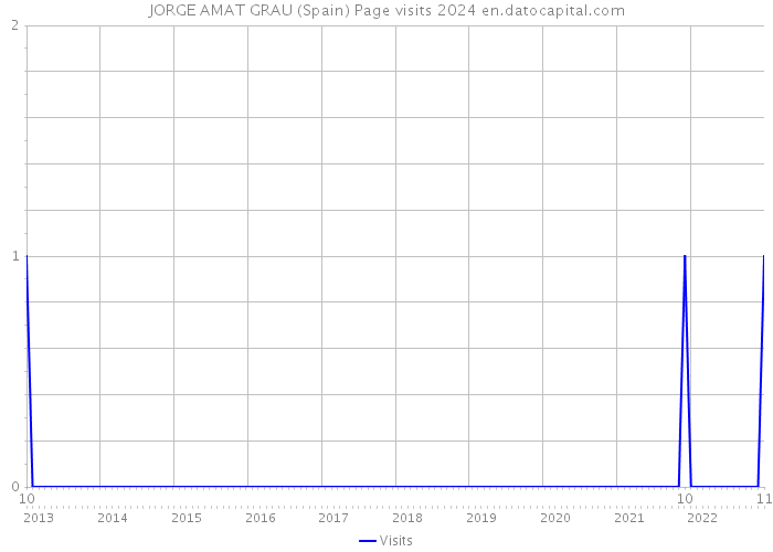 JORGE AMAT GRAU (Spain) Page visits 2024 