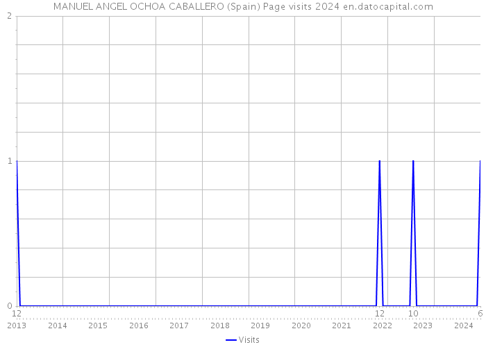 MANUEL ANGEL OCHOA CABALLERO (Spain) Page visits 2024 