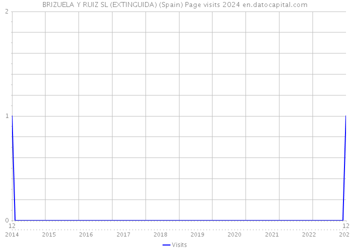 BRIZUELA Y RUIZ SL (EXTINGUIDA) (Spain) Page visits 2024 