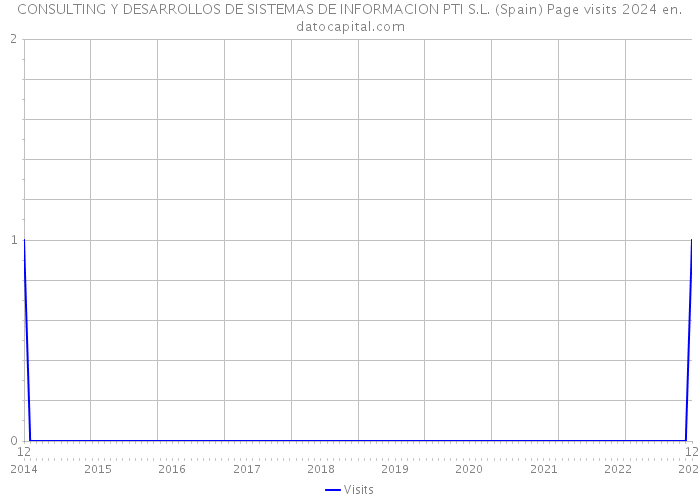 CONSULTING Y DESARROLLOS DE SISTEMAS DE INFORMACION PTI S.L. (Spain) Page visits 2024 