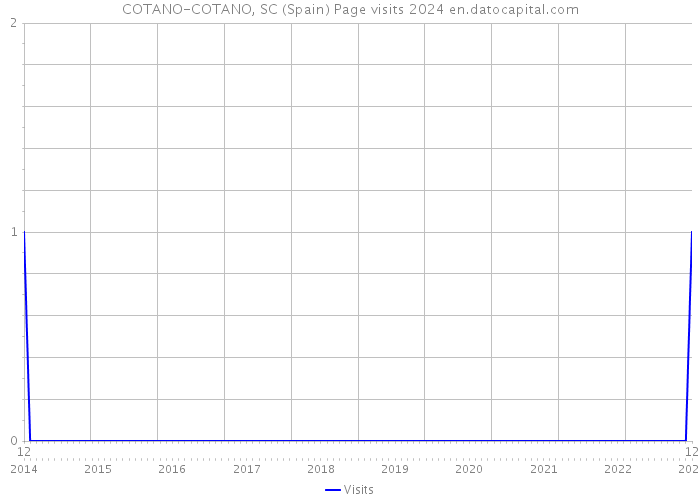 COTANO-COTANO, SC (Spain) Page visits 2024 