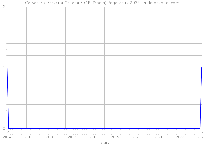 Cerveceria Braseria Gallega S.C.P. (Spain) Page visits 2024 