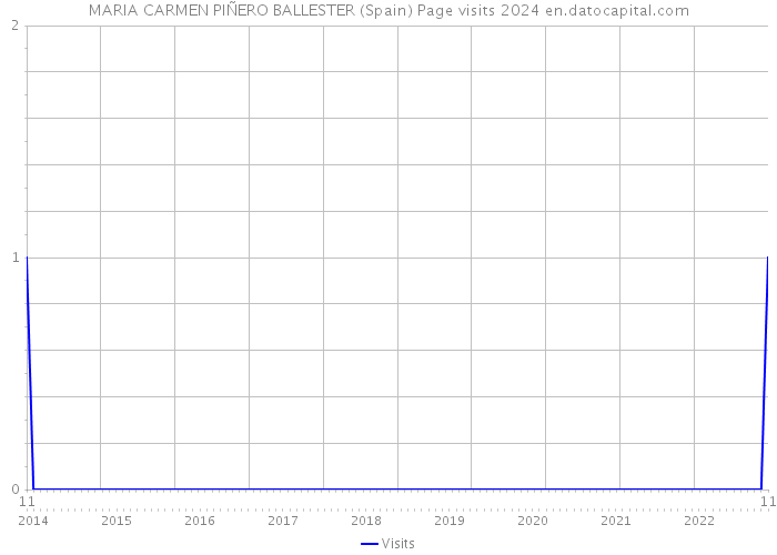 MARIA CARMEN PIÑERO BALLESTER (Spain) Page visits 2024 