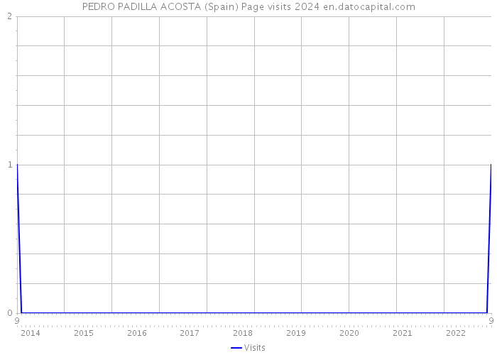 PEDRO PADILLA ACOSTA (Spain) Page visits 2024 