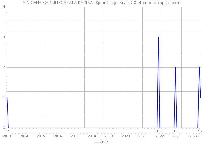 AZUCENA CARRILLO AYALA KARINA (Spain) Page visits 2024 