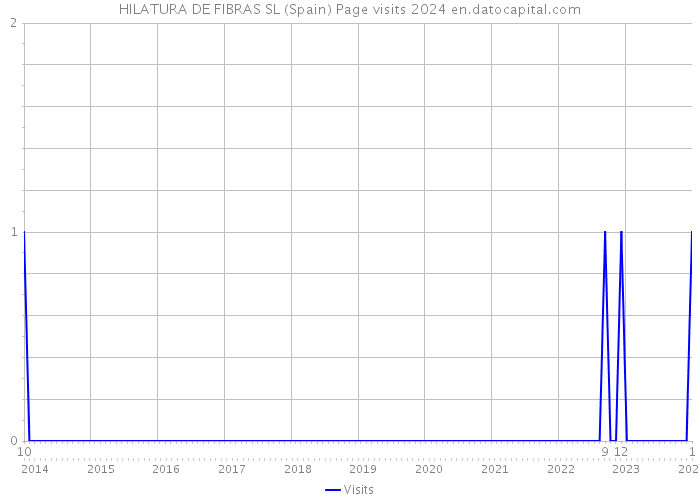 HILATURA DE FIBRAS SL (Spain) Page visits 2024 