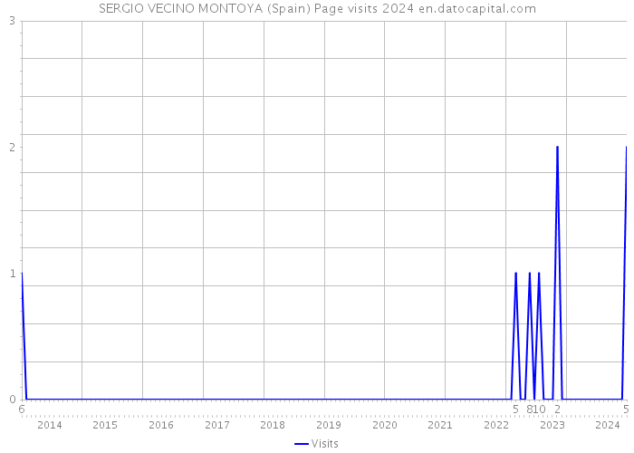 SERGIO VECINO MONTOYA (Spain) Page visits 2024 