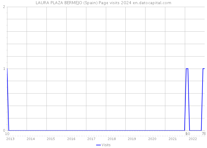 LAURA PLAZA BERMEJO (Spain) Page visits 2024 
