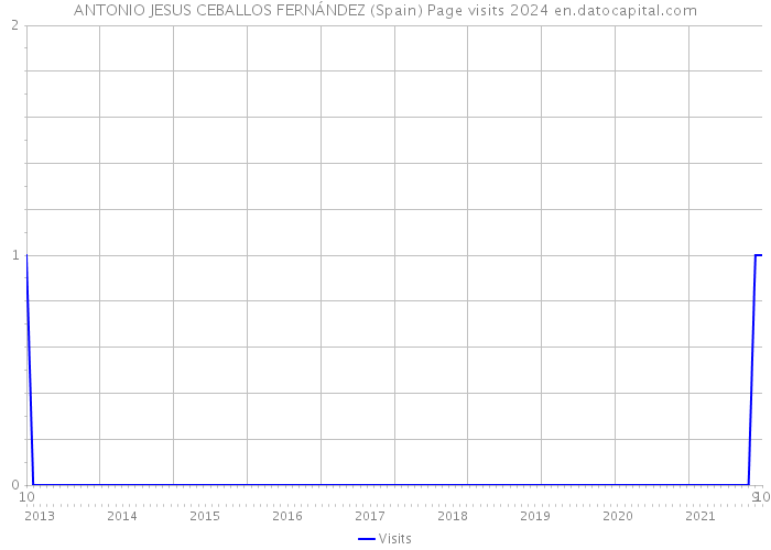 ANTONIO JESUS CEBALLOS FERNÁNDEZ (Spain) Page visits 2024 