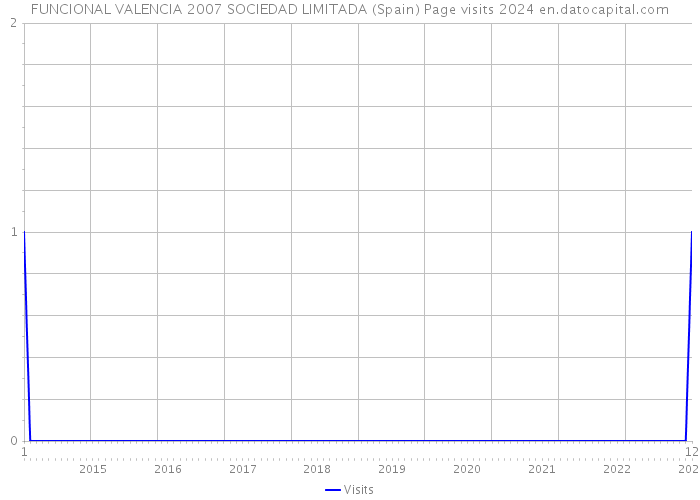 FUNCIONAL VALENCIA 2007 SOCIEDAD LIMITADA (Spain) Page visits 2024 