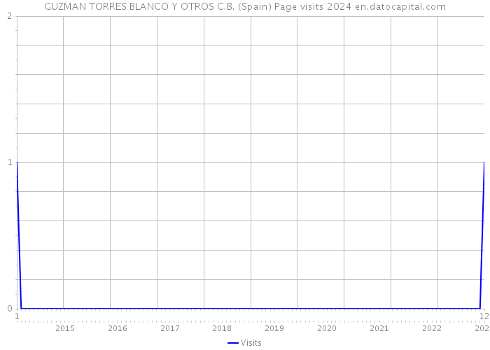 GUZMAN TORRES BLANCO Y OTROS C.B. (Spain) Page visits 2024 