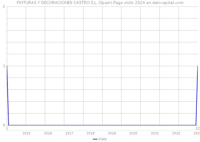 PINTURAS Y DECORACIONES CASTRO S.L. (Spain) Page visits 2024 