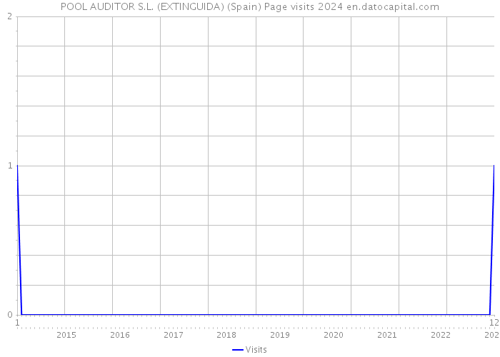 POOL AUDITOR S.L. (EXTINGUIDA) (Spain) Page visits 2024 