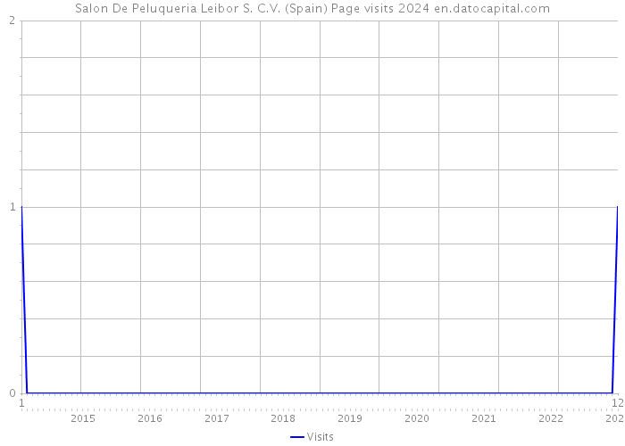 Salon De Peluqueria Leibor S. C.V. (Spain) Page visits 2024 