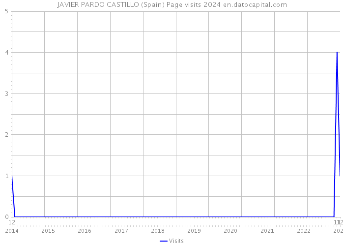 JAVIER PARDO CASTILLO (Spain) Page visits 2024 
