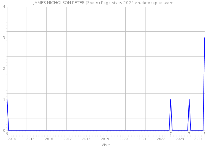 JAMES NICHOLSON PETER (Spain) Page visits 2024 