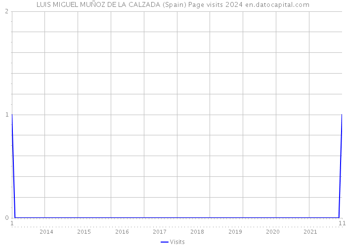 LUIS MIGUEL MUÑOZ DE LA CALZADA (Spain) Page visits 2024 