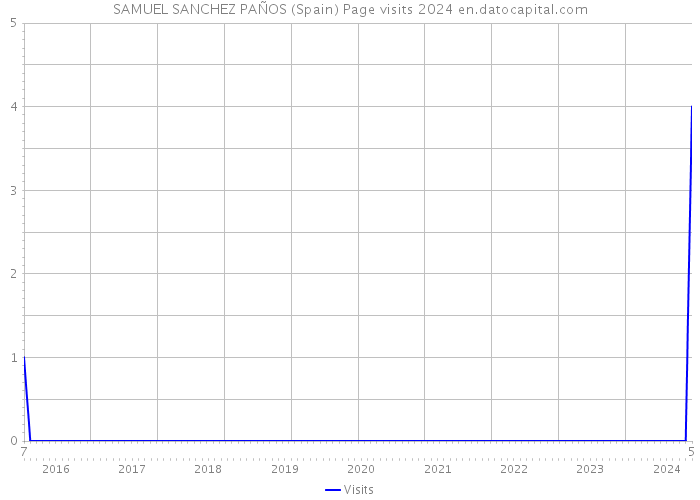 SAMUEL SANCHEZ PAÑOS (Spain) Page visits 2024 