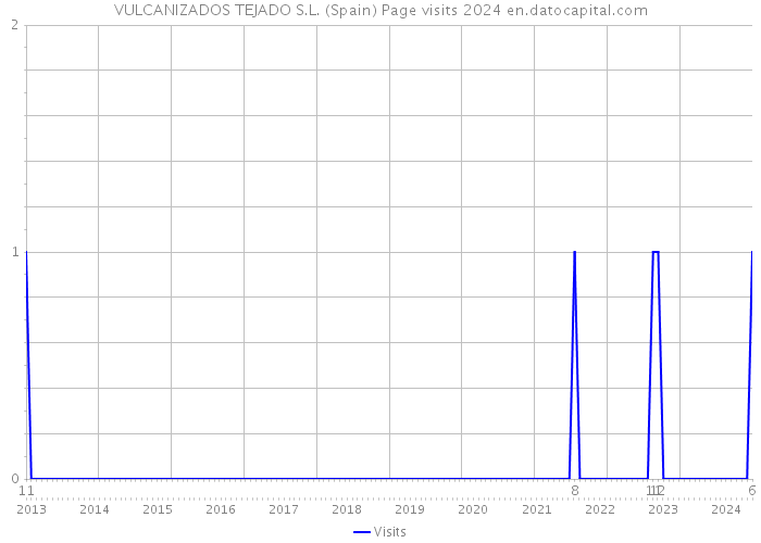 VULCANIZADOS TEJADO S.L. (Spain) Page visits 2024 