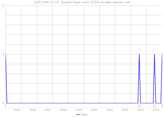 GAFI GAFI S.C.P. (Spain) Page visits 2024 