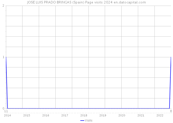 JOSE LUIS PRADO BRINGAS (Spain) Page visits 2024 