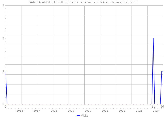GARCIA ANGEL TERUEL (Spain) Page visits 2024 
