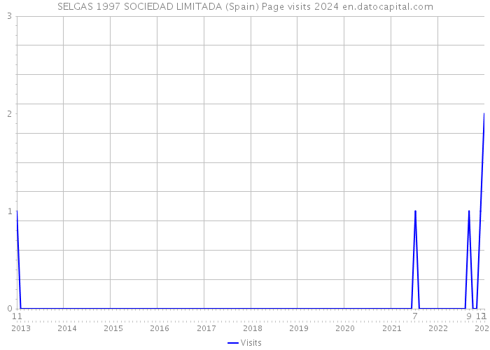 SELGAS 1997 SOCIEDAD LIMITADA (Spain) Page visits 2024 