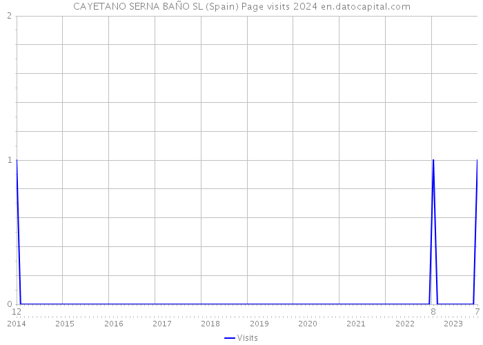 CAYETANO SERNA BAÑO SL (Spain) Page visits 2024 