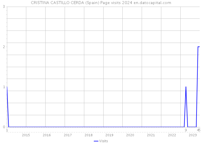 CRISTINA CASTILLO CERDA (Spain) Page visits 2024 