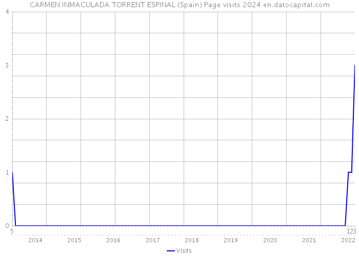 CARMEN INMACULADA TORRENT ESPINAL (Spain) Page visits 2024 