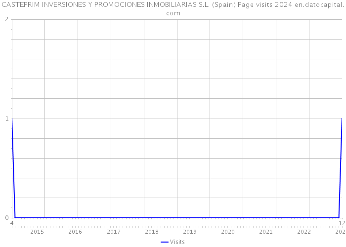 CASTEPRIM INVERSIONES Y PROMOCIONES INMOBILIARIAS S.L. (Spain) Page visits 2024 
